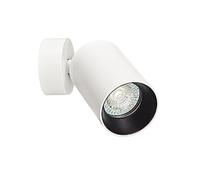 spot sur patère - aric nolan 01 - gu10 - 4.6w - 3000k - blanc - aric 50672