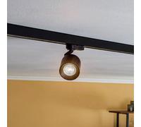 Spot sur rail Arcchio Brinja, noir, Ø 6,5 cm, 3 phases Brinja Arcchio, dimmable, noir, Couloir, Aluminium, Moderne
