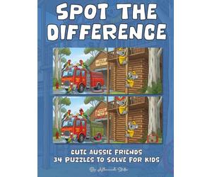Spot the Difference Book for Kids: Fun visual s nd find puzzles with cute Australian animals in famous landmarks and nature scenes, eight changes in every puzzle, ages 4 to 8