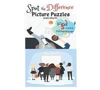 Spot The Difference Picture Puzzles "People Daily Life " Find 5 Differences Vol.84: Children Activities Book For Kids Age 3-8, Boys And Girls Activity Learning
