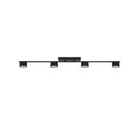 Spoterie CLYDE 4 Rail - LED intégrée métal noir - blanc chaud 2700k IP20 - Nordlux, Intérieur