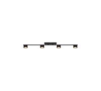 Spoterie CLYDE 4-Rail Métal Noir, H.10 - IP20 - LED Module / Intérieur