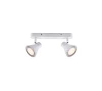 Spoterie EIK 2-Spot Métal Blanc, H.15 - IP20 - GU10 / Intérieur