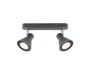Spoterie EIK 2-Spot métal gris IP20 GU10 - Nordlux, Intérieur