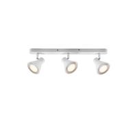 Spoterie EIK 3-Spot Métal Blanc, H.15 - IP20 - GU10 / Intérieur