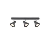 Spoterie EIK 3-Spot Métal Gris, H.15 - IP20 - GU10 / Intérieur