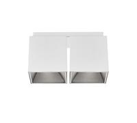 Spoterie ETHAN 2-Spot Aluminium Blanc, H.11.99 - IP20 - GU10 / Intérieur