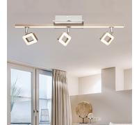 Spotleiste Deckenleuchte Verstellbar LED Deckenstrahler Chrom 3 Lampen