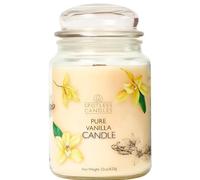 Spotless Leopard Bougie à la vanille pure Pot en verre de 22 oz avec mèche en bois dans un pot décoré dans une boîte cadeau de présentation et une boîte d'expédition de protection