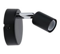 Spotlight Carolina IP44 GU10 230V max. 10W gradable Anthracite#Chrome Chrome