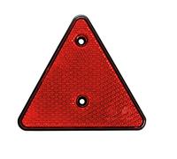 SPOTLIGHT - Catadioptre triangulaire à fixer / Réflecteur triangulaire, cataphote - Coloris : Rouge - Dimensions : 155x135mm - Forme : Triangulaire - 1 pièce - Accessoires universels pour remorque