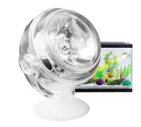 Spotlight d'aquarium - Ajustement à 180 ° à LED Light Light, lampe submersible super brillante avec base d'aspiration sécurisée | Accent sous- pour l'aquarium, l'étang, la fontaine, la caractéris