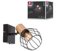Paulmann Spot Lanke 1 flamme max. 1x20 W E14 noir/bois métal