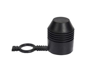 Spotlight OROK - Cache Boule attelage remorque avec Anneau, Compatible rotule Droite ou col de Cygne - Diamètre 50mm - Compatible avec Tous Types de Boule d'attelage remorque - Fabriqué en Caoutchouc