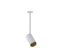 Spotlight Plafonnier Blanc Or Ø 5,5 Cm H: 24-29 Cm GU10 Métal Encastré