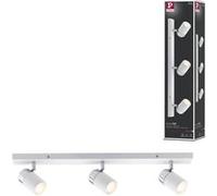 Spotlight Zyli IP44 GU10 230V max. 3x10W gradable Blanc, Chrome G