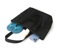 SPOtRT Sac de plage grand fourre-tout - Sac de piscine imperméable avec poche en maille, sac de bain surdimensionné pour serviette, bouteille d'eau, lunettes de soleil | Sac de sport portable pour