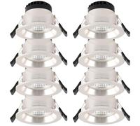 Spots de Plafond 3 pièces COB encastré Downlight déflecteur Garniture Angle réglable Globe oculaire Retrofit lumière du Jour Retrofit Downlight LED Gimbal encastré lumière