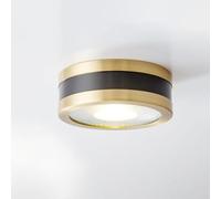 Spots de Plafond Ronds, Appliques murales minimalistes et Modernes, plafonniers à Ouverture Libre, Spots LED en cuivre gallé 3 W/5 W/7 W/9 W pour Cuisine, Bureau, Boutique, café, lumière Chaude 3 000