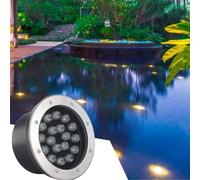 Spots D'Extérieur Encastrables - Spot LED Subaquatique, Basse Tension 24 V Ca, Éclairage Paysager Aquatique Étanche Ip68, pour Éclairage Décoratif Subaquatique,White-18W