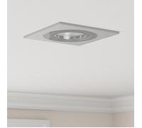 vidaXL Spots encastrés 24 pcs Carré GU10 Argent 91x91 mm