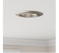 Spots Encastrés - GU10 - Argent - 6 pièces - Design Contemporain - Dimmable