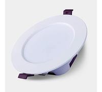 Spots Encastrés Led Blancs Ultra-Fins, Plafonniers, Appliques Murales Décoratives Pour Chambre, Spots À Économie D'Énergie Sans Scintillement, Pour Salle Den, Couloir, Scène, Bureau, Extérieur/3000K/1