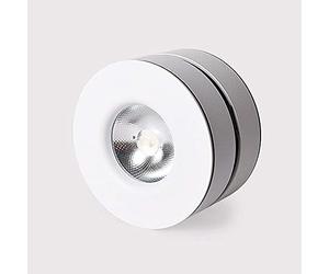 Spots Encastrés Muraux Led 7W, Style « Nez D'Éléphant », de Style Européen, Orientables À 355°, Pour Plafonds, Lustres Et Autres Espaces Intérieurs (Couloir, Porche, Vestiaire, Etc.)./Lumière Chaude 3