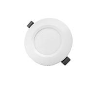 Spots encastrés Ronds en Aluminium Minces, Spots à économie d'énergie, Grille Anti-éblouissement, luminaires encastrés pour Armoire, Cuisine, Salon, intérieur