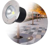 Spots Enterrés Extérieurs - Spots LED De Sol pour Paysage, Spots Encastrés COB pour Extérieur, Jardin, Jardin, Terrasse, Warm Light, 40W(110-220V)