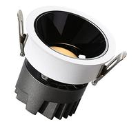 Spots LED encastrés 6 W/8 W/10 W/12 W/16 W/20 W avec déflecteur en Aluminium, plafonnier LED COB, Angle de Faisceau : 24 °, Spots COB antireflets Profonds, 3 000 K/4 000 K/6 000 K sélectionnables