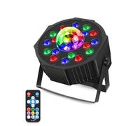 Spots Lumineux Par LED RGB avec Lumière Boule Disco pour Fête Célébrations Scènes Mariage Halloween Noël