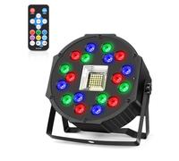 Spots Lumineux Par LED RGB avec Lumière Stroboscopique pour Fête Célébrations Scènes Mariage Halloween Noël