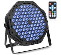 Spots Lumineux Projecteurs Par LED RGB 3 en 1 Lumière de Scène avec Contrôle DMX et Sonore pour Fête Célébrations Disco DJ Show Bar Mariage Halloween Noël, 1 Pcs