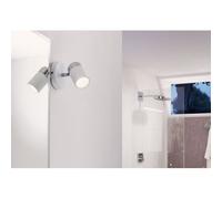 Paulmann Spots Zyli 66710 IP44 GU10 1x10W Blanc/Chrome 230V métal