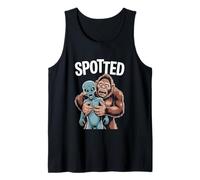 Spotted Bigfoot Pris en Train de câliner Un Extraterrestre drôle Moment de Concert Débardeur