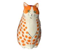 Spotted Cat Flower Vase Special Tiny Animal Shaped Decor