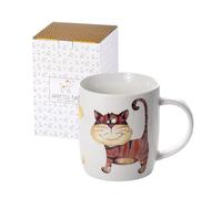 SPOTTED DOG GIFT COMPANY Tasse Chat Mug Original 350ml avec Motif Chats, Tasse a Cafe et The, Cadeau Amoureux des Chats idee pour Femme Anniversaire & Noel