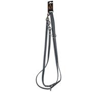 Spotted! Laisse de Dressage Professionnelle en Cuir - Couleur: Gris, Dimension: 2 x 250 cm