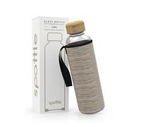spottle Bouteille 550 ml en borosilicate avec housse néoprène - gourde verre étanche, lave-vaisselle, sans BPA, parfaite enfants et adultes