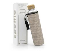 spottle Bouteille Verre Borosilicate 750ml avec Housse Néoprène - Gourde Etanche Lave-Vaisselle - Sans BPA - Parfaite Enfants Adultes
