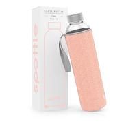 spottle Bouteille Verre Borosilicate 750ml avec Housse Néoprène - Gourde Etanche Lave-Vaisselle - Sans BPA - Parfaite Enfants Adultes