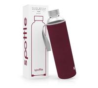 spottle Bouteille Verre Borosilicate 750ml avec Housse Néoprène - Gourde Etanche Lave-Vaisselle - Sans BPA - Parfaite Enfants Adultes