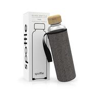 spottle - Gourde Verre Bouteille en Borosilicate avec Housse Néoprène, Lavable au Lave-Vaisselle, Adaptée à Toutes Boissons, Sans BPA, (550ml)