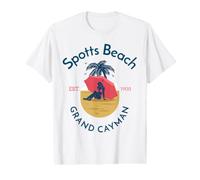 Spotts Beach, Île de Grand Caïman T-Shirt Graphique avec Valeur