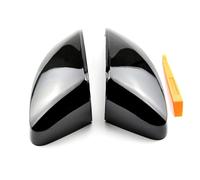 SPOUPKFKCK 2 pièces adaptés for Audi A3 S3 8V RS3 voiture rétroviseur couvre capuchon coque boîtier porte côté aile miroir accessoires(No Side Assist-2)