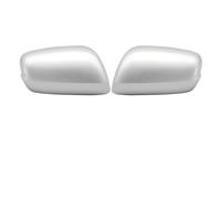 SPOUPKFKCK 2 pièces for Honda Fit Jazz GE6 GE8 2009 2010 2011 2012 2013 voiture rétroviseur externe coque couvercle du boîtier aile côté miroir capuchon(Silver LH RH)