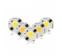 SPOUPKFKCK 2 pièces LED 3W 5W 7W 9W COB puce lampe 220V Smart IC pas besoin de pilote ampoule for projecteur bricolage éclairage blanc froid chaud(5W,Cool White,6 PCS)