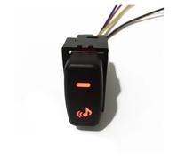 SPOUPKFKCK Interrupteur de phare antibrouillard avant LED DRL, bouton commande lampe musicale adapté for Mitsubishi Pajero V73 Lancer Outlander ASX L200 Triton(Music button)