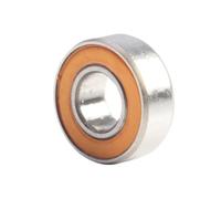 SPOUPKFKCK MR115RS portant 10 pièces 5x11x4 Mm ABEC-3 passe-temps électrique RC voiture camion MR115 RS 2RS roulements for billes MR115-2RS Orange scellé